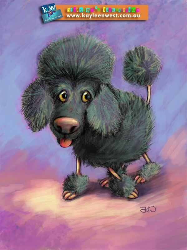 Children’s Illustration Poodle