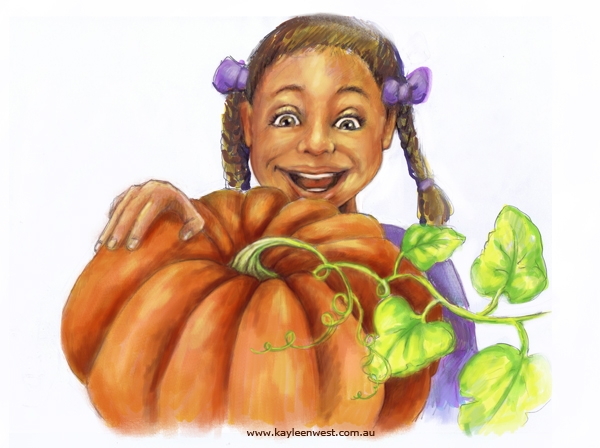 Childrens Illustration: Pumkin Seeds