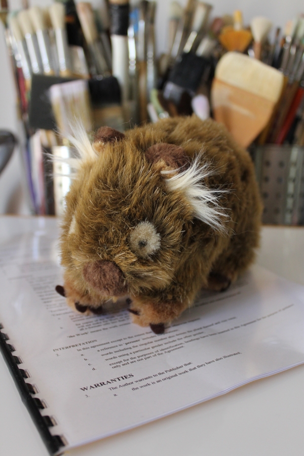 New children's picture book contract with Wombat Books