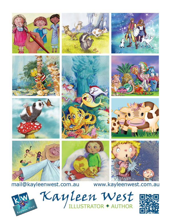 Promotional postcard for illustrators - marketing and promotion for illustrators