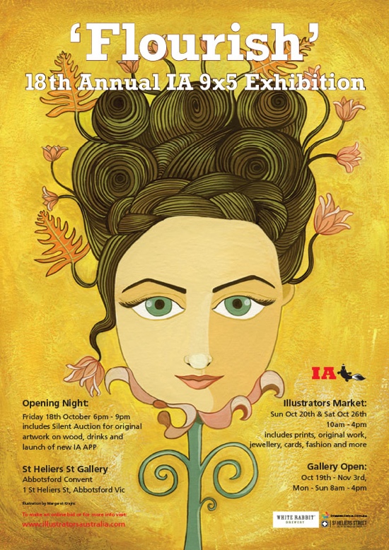 Illustrators Australia 9×5 Exhibition & Illustrators Market