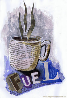 Editorial illustration from Sketchbook - Fuel