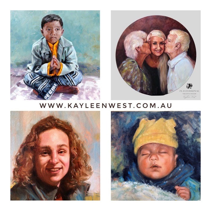 Portrait Oil or Pastel Commissions by Kayleen West